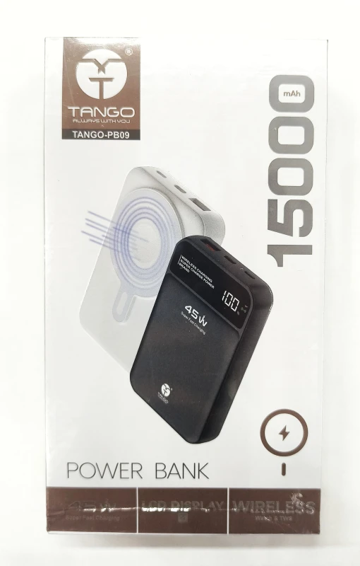 Tango 15000 Mah Wireless PowerBank 45W Super Fast Charging (PB-09)