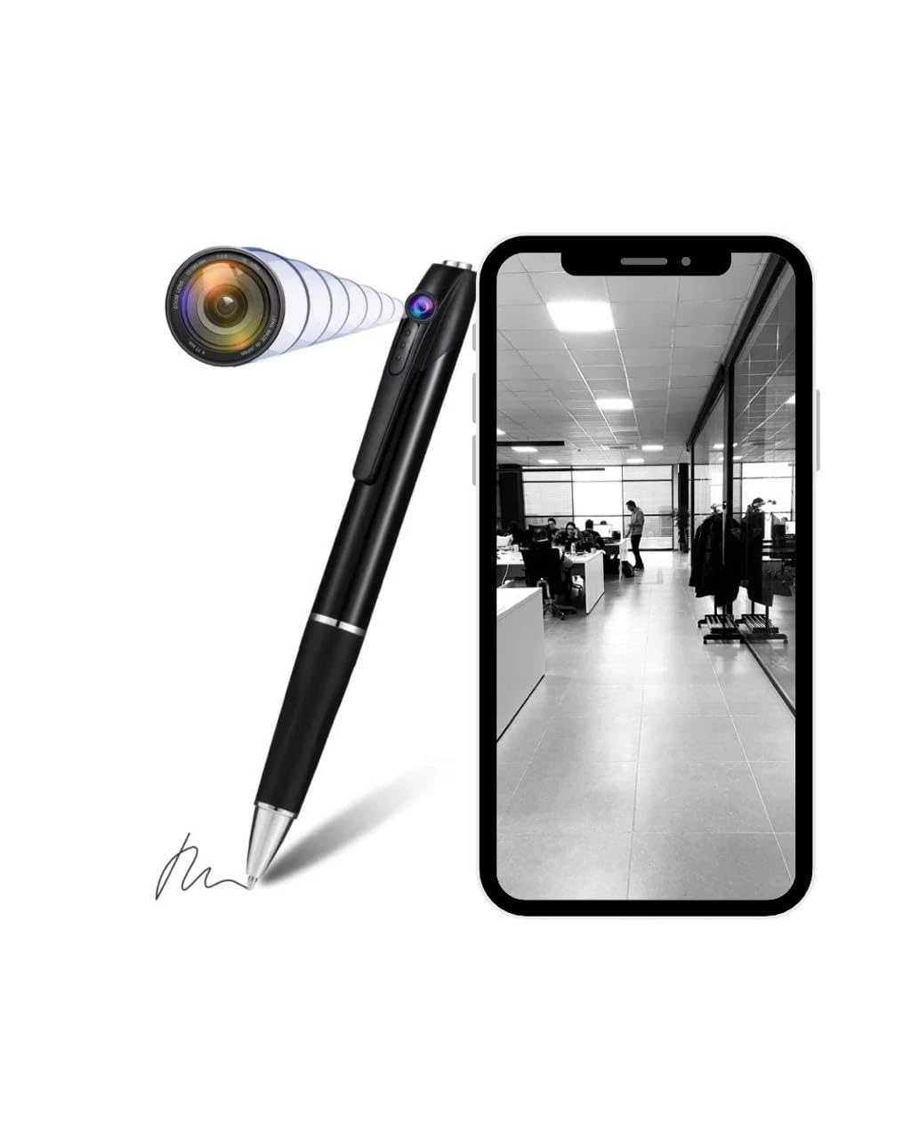 Spy Pen 32GB Supportable Mini Hidden Camera with Photo & Audio/Video Recorder Spy Camera  (32 GB, 1 Channel)