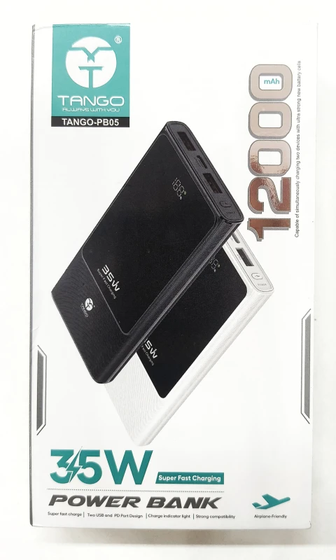 Tango 12000 Mah Powerbank 35w Fast Charging (PB 05)