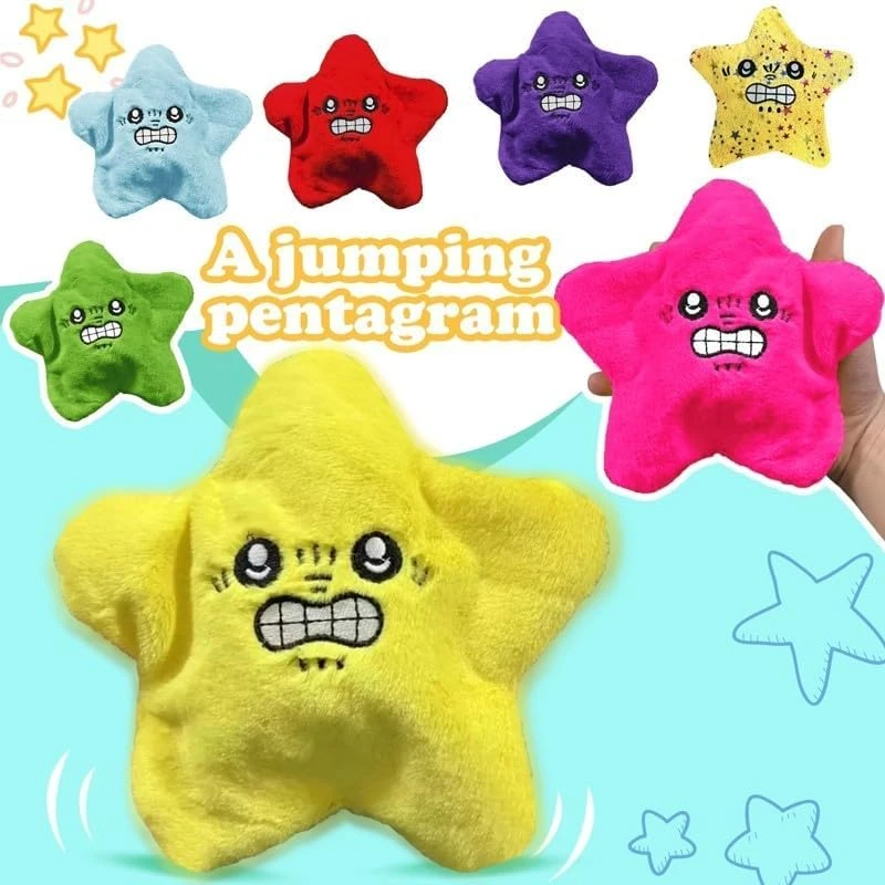 Rechargeable Toys Talking Star Baby Toys for Kids Star Toys Can Sing Wriggle & Singing Recording Repeat What You Say Funny Education Toys for Children Playing Home Decor for Kids (Multi)
