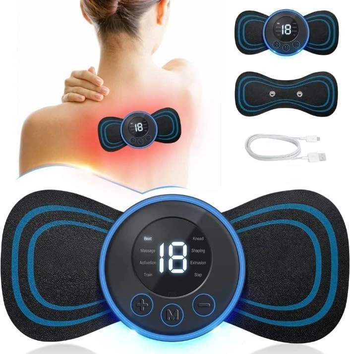 Butterfly Massager | Rechargeable Mini Body & Neck Pain Relief Machine