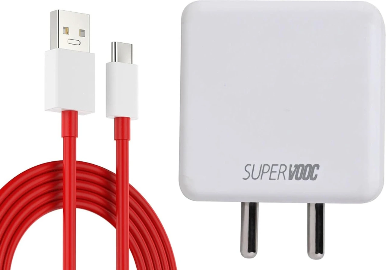 Clone Oppo 85W SUPEVOOC Fast Charger with Type-C Cable | 85W USB Charger for OnePlus, Realme, Oppo, Redmi, Xiaomi, Poco, iQOO, Samsung, Motorola & More | Supports Dart, Dash, Warp, Vooc, SuperVooc, QC