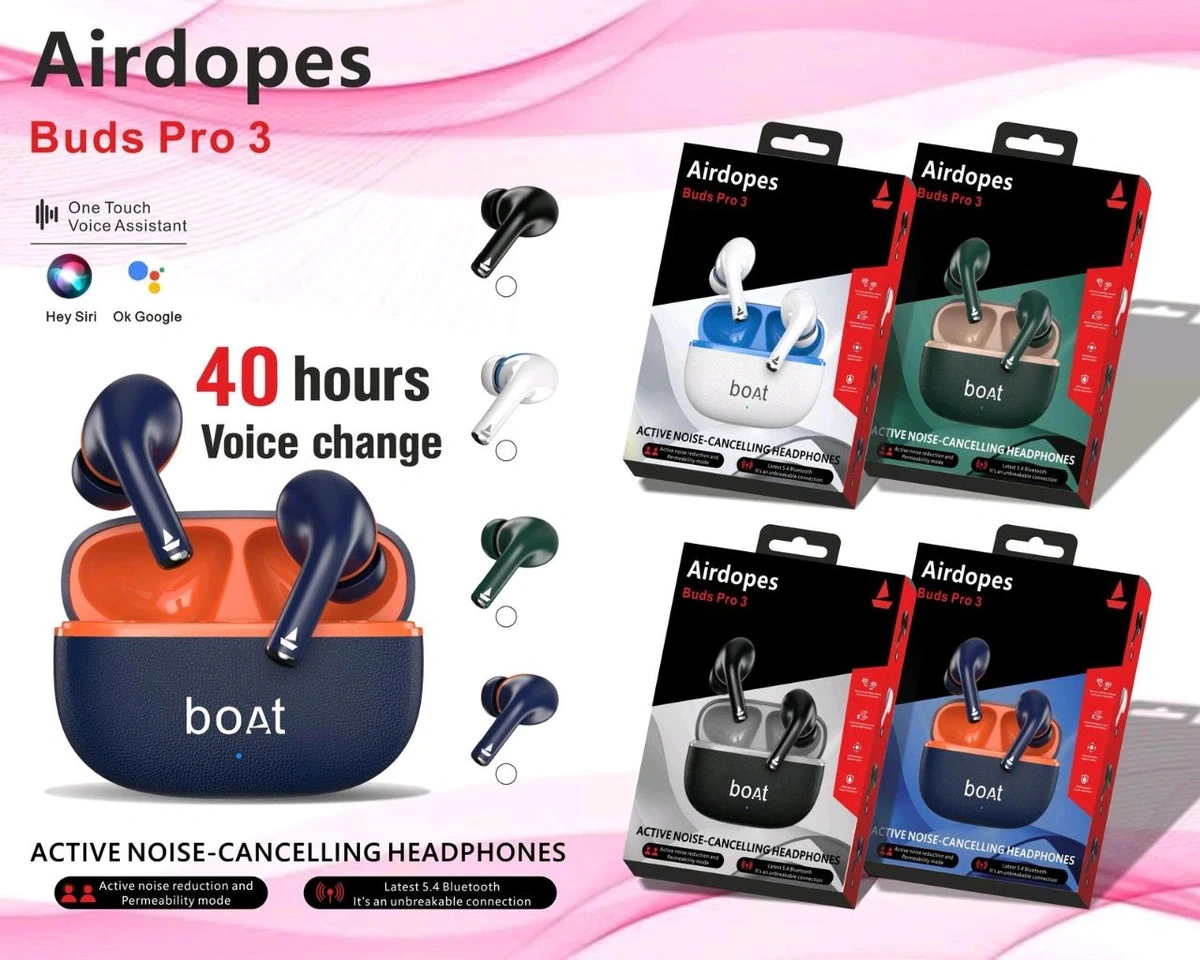 Boat Buds Pro 3 Stylish Earbuds