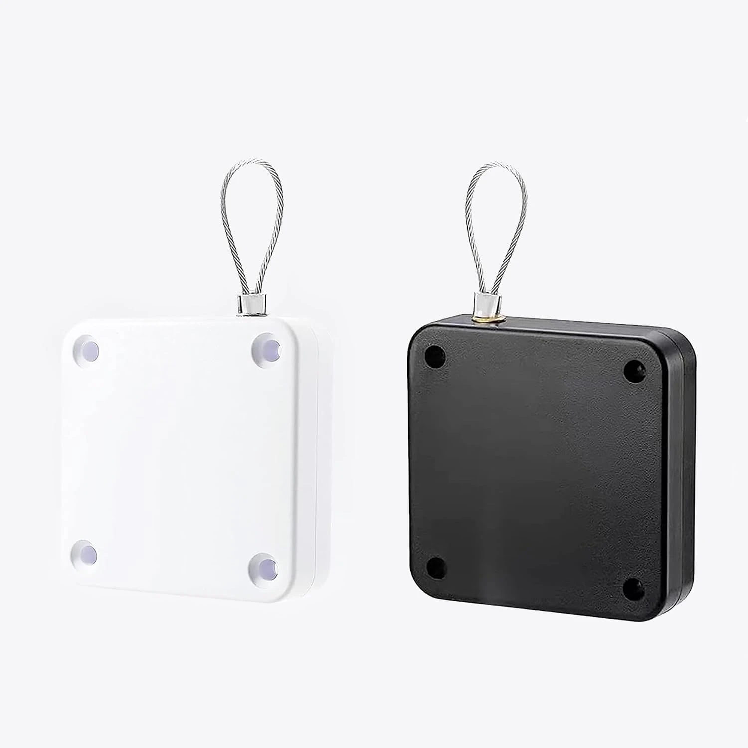 Automatic Door Closer, Multifunctional Automatic Door Closer, Automatically Self Closing Door with Drawstring for Internal Home Outdoor Iron Door - Random Color (Small)