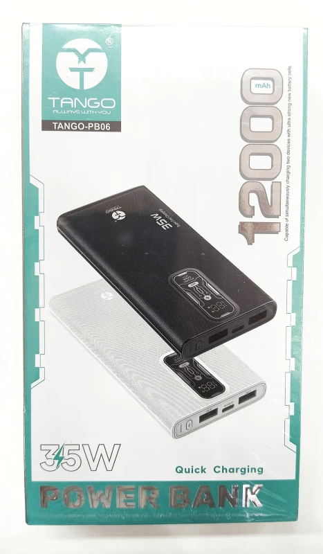 Tango 12000 Mah PowerBank 40W Quick Charging (PB-06)