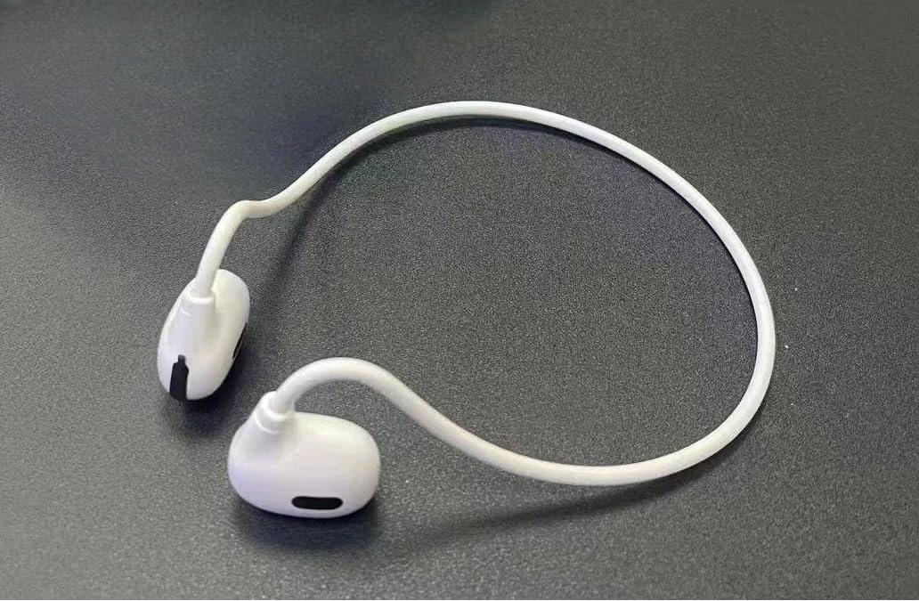 Air Conductive Earphones Open Air Earphones Portable Open Ear Headphones Long Lasting In-Ear Earphones Open Ear Headset IP68 Waterproof Outdoor Earless Headphones Comfortable Out-Ear Earbuds