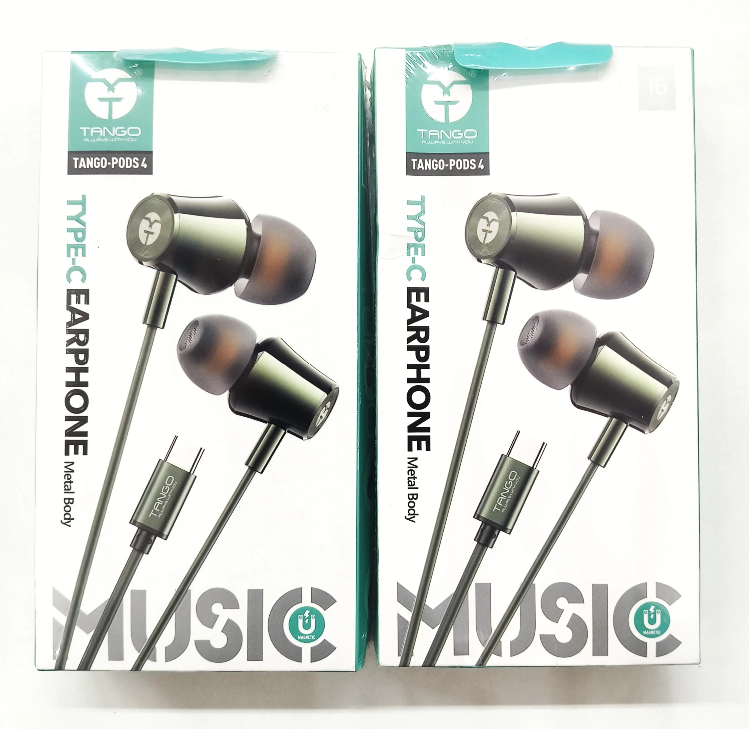 Tango Music Series Metal body Type C Pods 4 Earphone