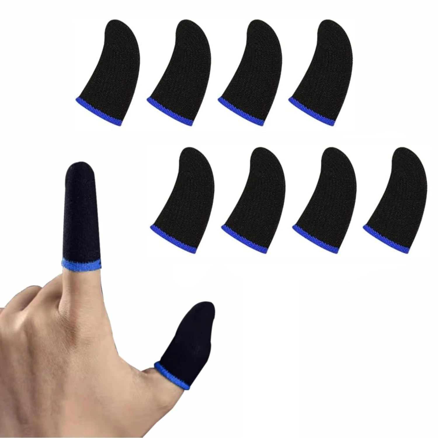 Finger Sleeve For Pubg and all Gaming (Suitable for all smartphones) Finger Sleeve Pair
