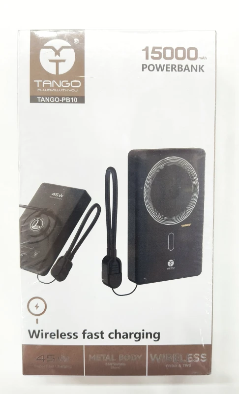 Tango 15000 Mah Wireless PowerBank 45W Super Fast Charging (PB-10)