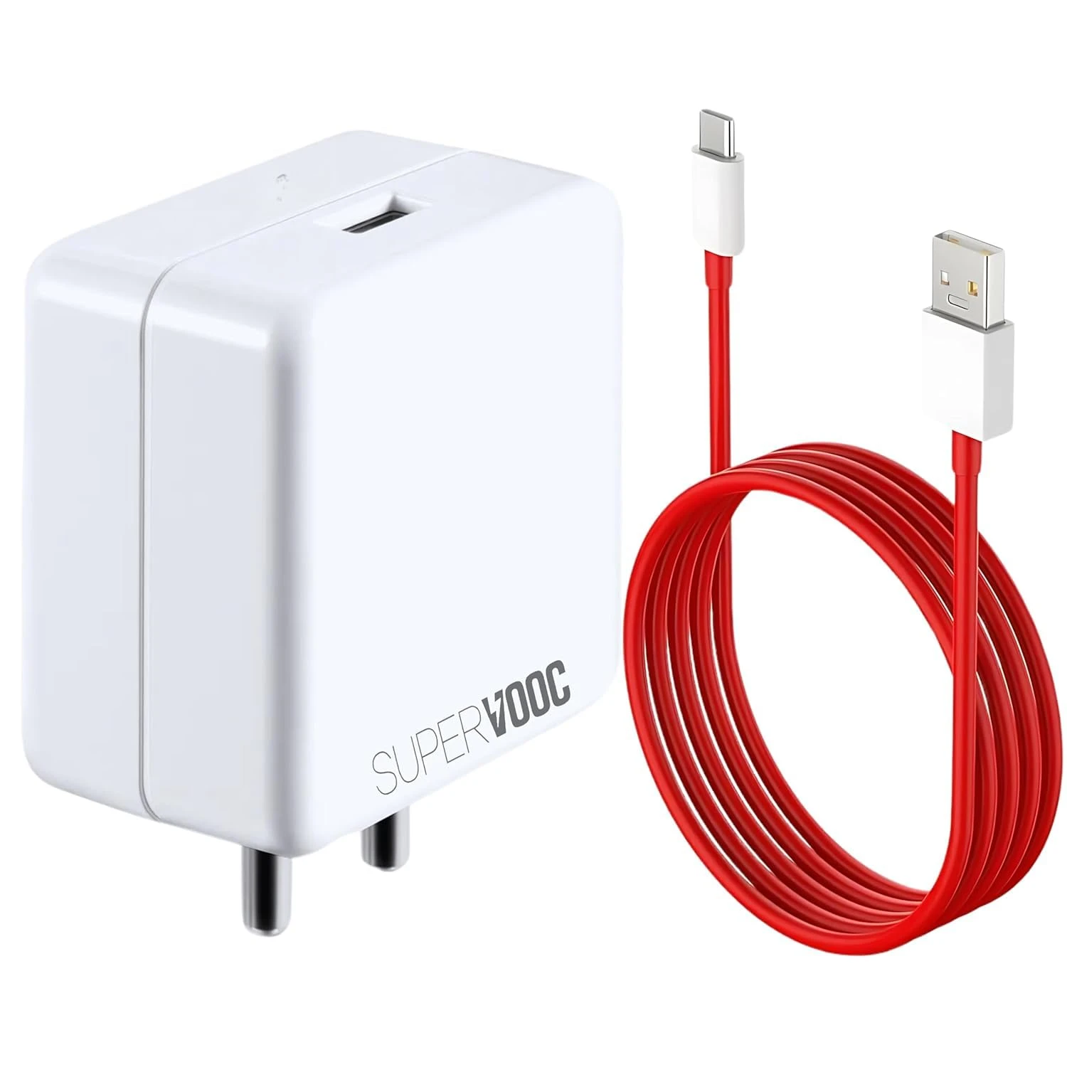 Oneplus 85W SUPERVOOC Charger for Oneplus | Warp/Dash/Supervooc 85W Adapter with Type C Dash Cable Compatible for Oneplus 13/13R/12/12R/11/11R/10/10 Pro/9/9 Pro/ 9R/ 8/ 8T/7/Nord/CE 3 & Other Devices