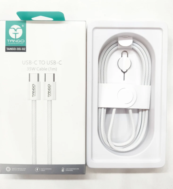Tango 35W C To C Data Cable For Mobile Next Level Charging Performance
