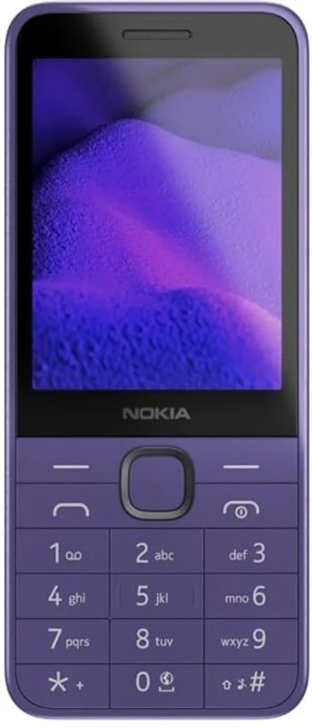 Nokia 235 4G Dual SIM Keypad Phone, Scan & Pay UPI, USB Type C, (Purple)