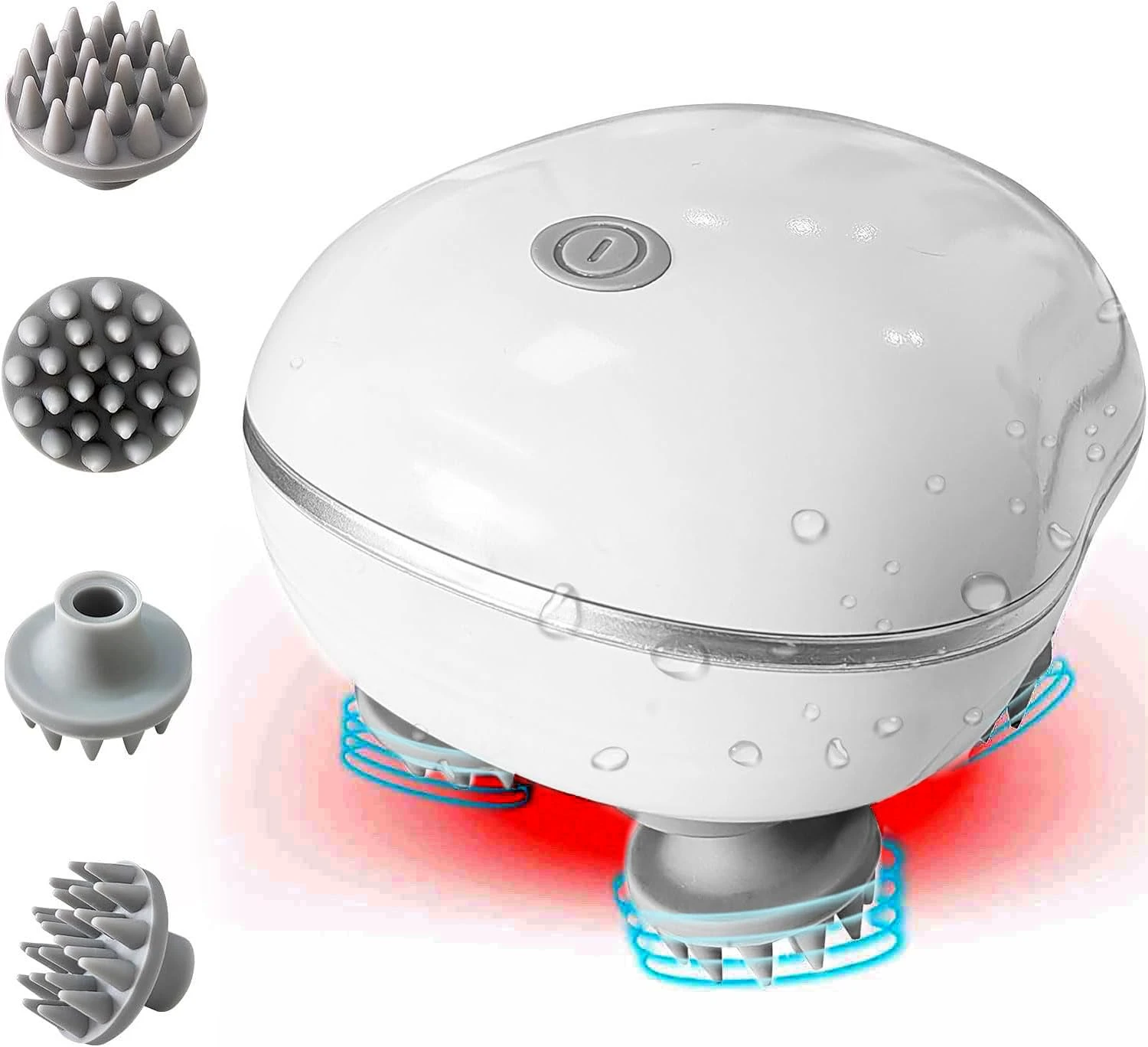 Electric Head,Scalp Massager | Rechargeable Head Kneading Massage Machine 3 Speed Mode Handheld.Portable,Scalp Scratcher Body Massager for Hair Growth Massager  (Multicolor)